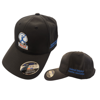 NFCA Black w/ Blue Stitching Hat