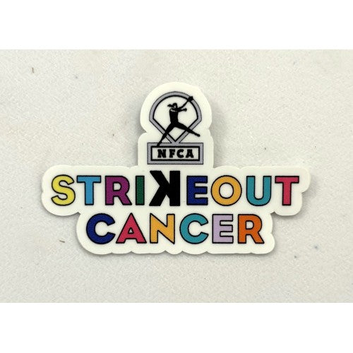 StrikeOut Cancer Helmet Stickers (Pack of 25)