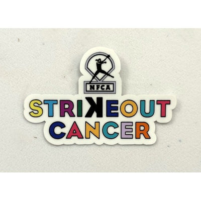 StrikeOut Cancer Helmet Stickers (Pack of 25)